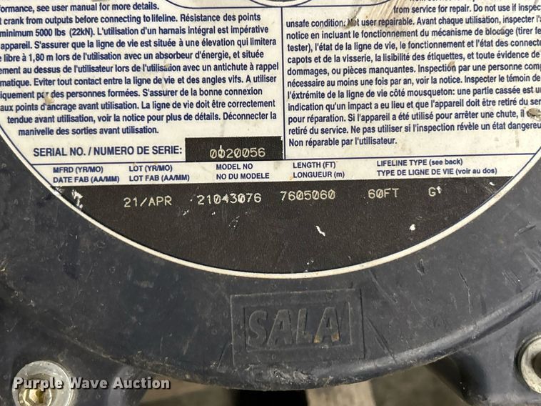 image for item NR9473 (5) DBI-SALA EZ Line lifelines