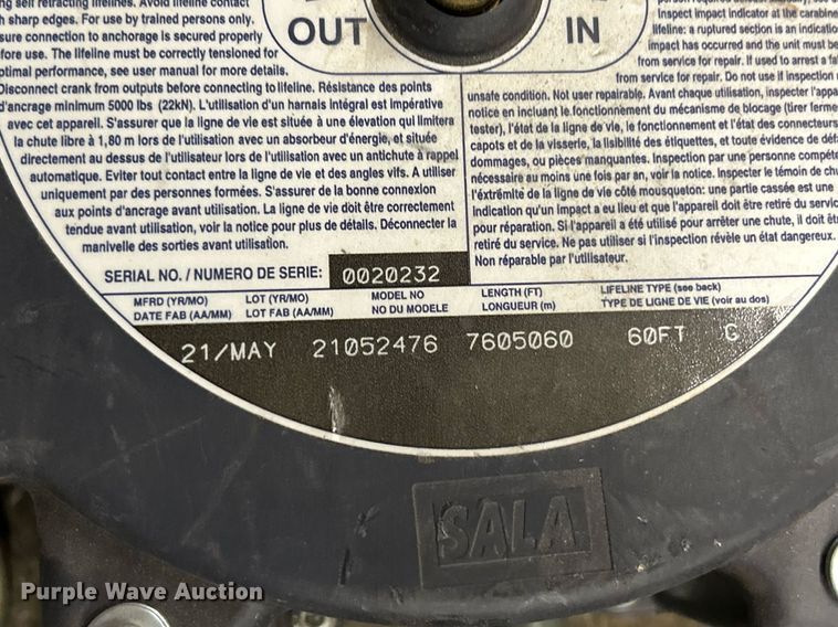 image for item NR9473 (5) DBI-SALA EZ Line lifelines