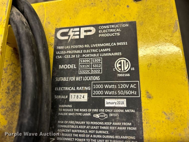 image for item NR9474 (3) CEP 5322 light carts