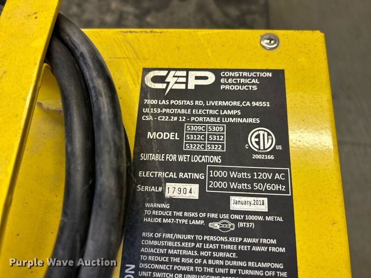 image for item NR9474 (3) CEP 5322 light carts