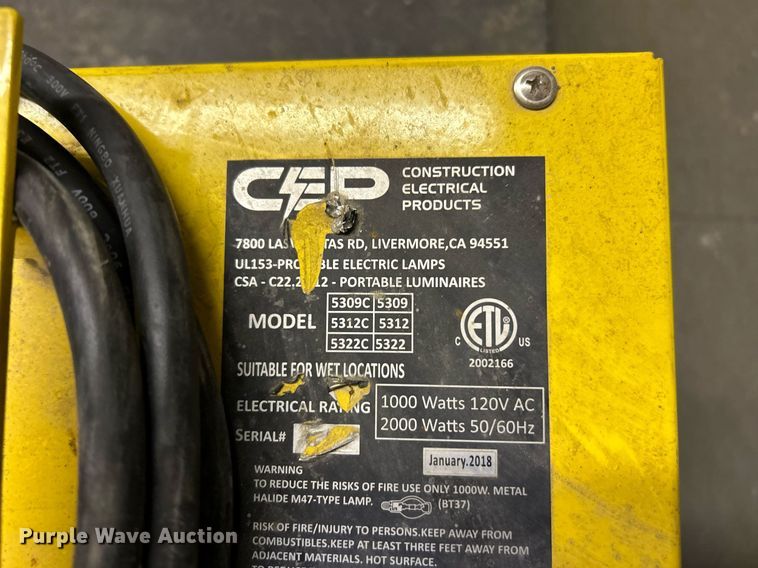 image for item NR9474 (3) CEP 5322 light carts