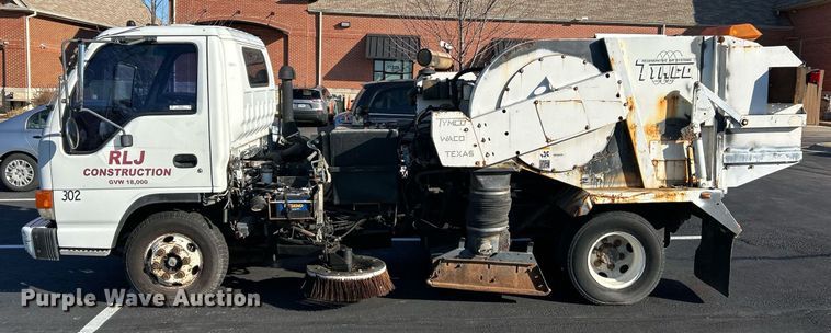 image for item NR9487 1999 Isuzu NPR  street sweeper truck