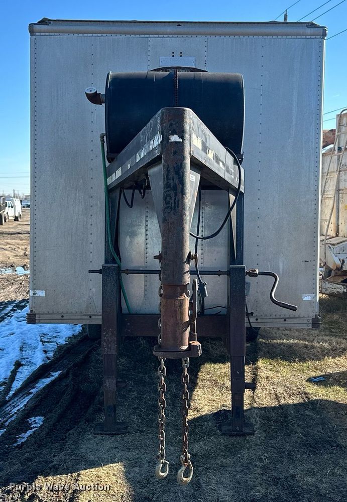 image for item NS9057 1977 Shop built  enclosed cargo trailer