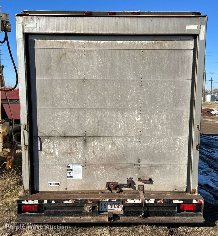 image for item NS9057 1977 Shop built  enclosed cargo trailer