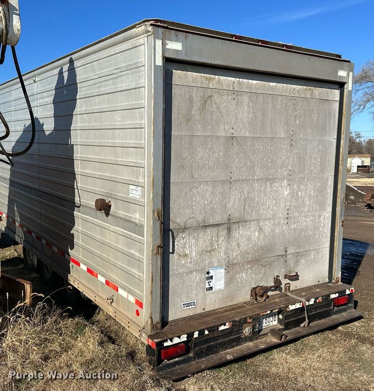image for item NS9057 1977 Shop built  enclosed cargo trailer