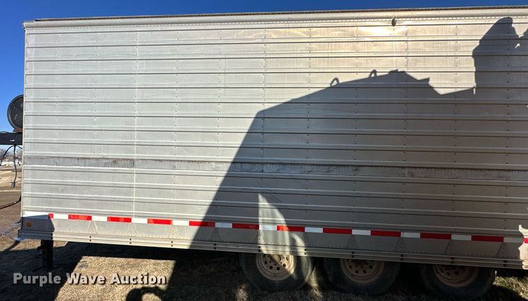 image for item NS9057 1977 Shop built  enclosed cargo trailer