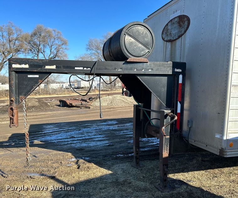 image for item NS9057 1977 Shop built  enclosed cargo trailer