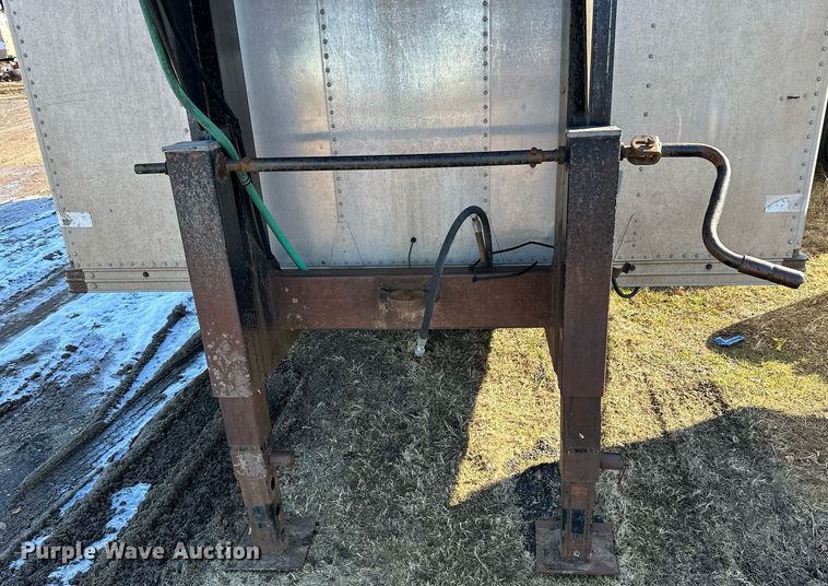 image for item NS9057 1977 Shop built  enclosed cargo trailer