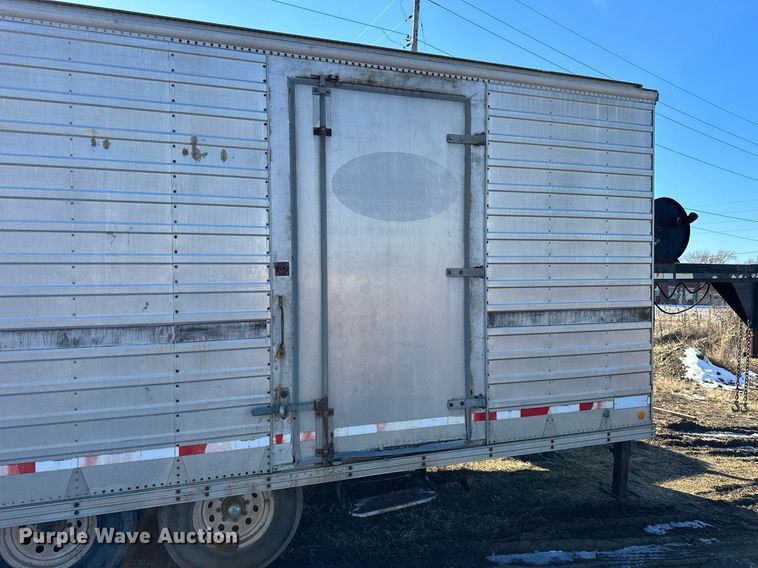 image for item NS9057 1977 Shop built  enclosed cargo trailer