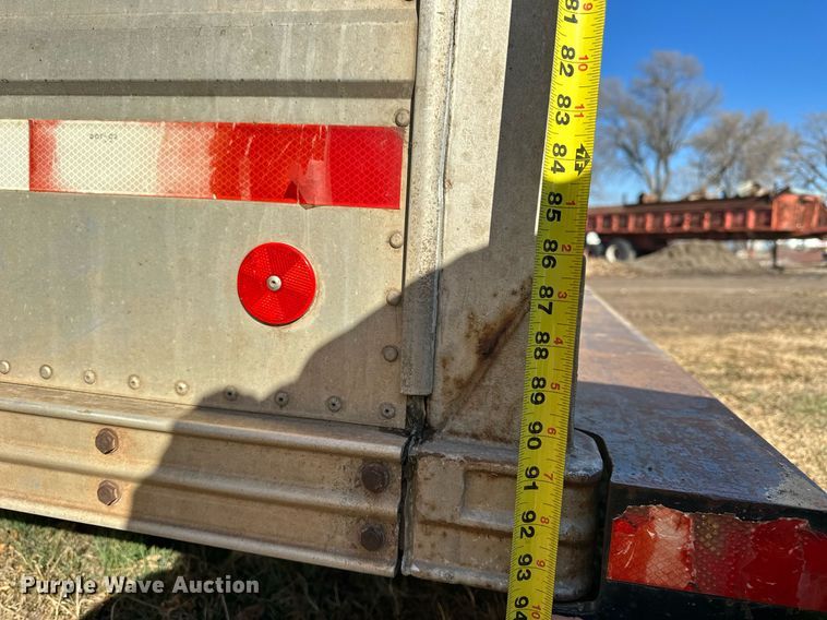 image for item NS9057 1977 Shop built  enclosed cargo trailer