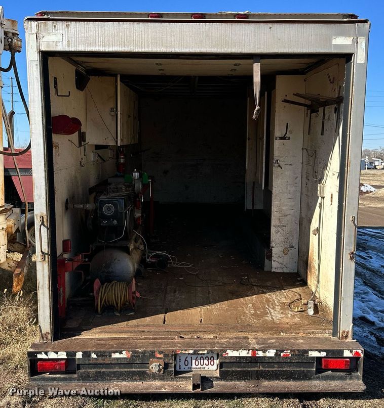 image for item NS9057 1977 Shop built  enclosed cargo trailer