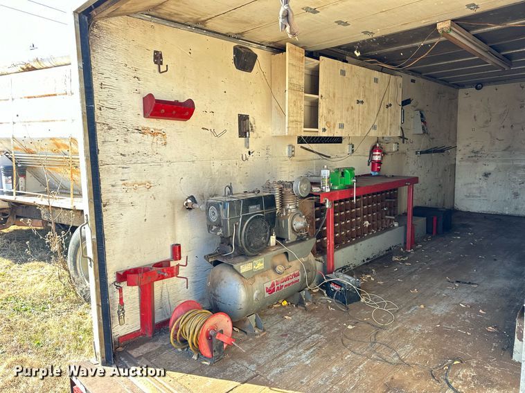 image for item NS9057 1977 Shop built  enclosed cargo trailer
