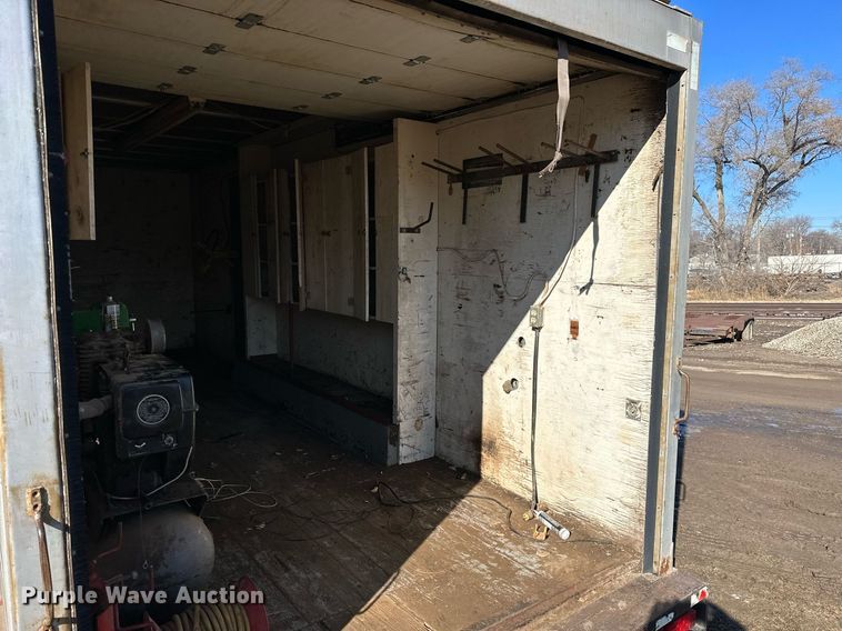image for item NS9057 1977 Shop built  enclosed cargo trailer