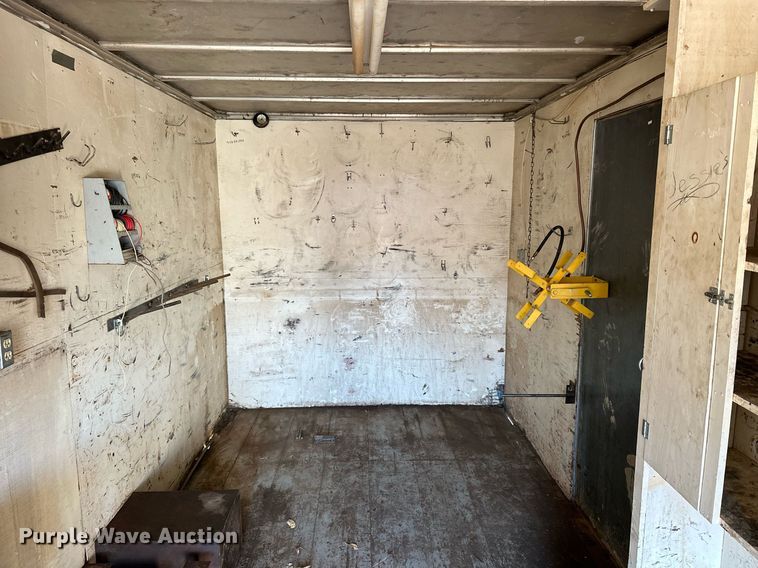 image for item NS9057 1977 Shop built  enclosed cargo trailer