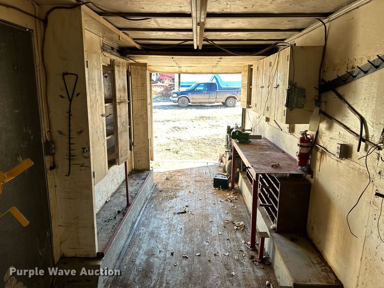 image for item NS9057 1977 Shop built  enclosed cargo trailer