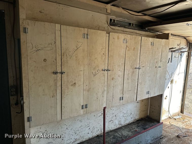 image for item NS9057 1977 Shop built  enclosed cargo trailer