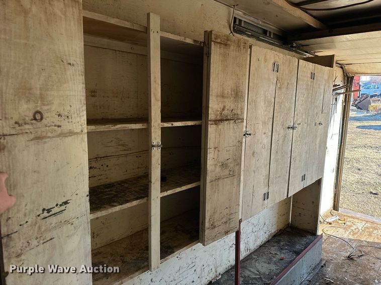 image for item NS9057 1977 Shop built  enclosed cargo trailer