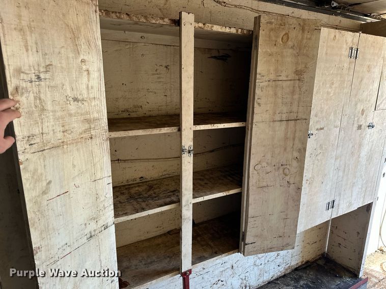 image for item NS9057 1977 Shop built  enclosed cargo trailer