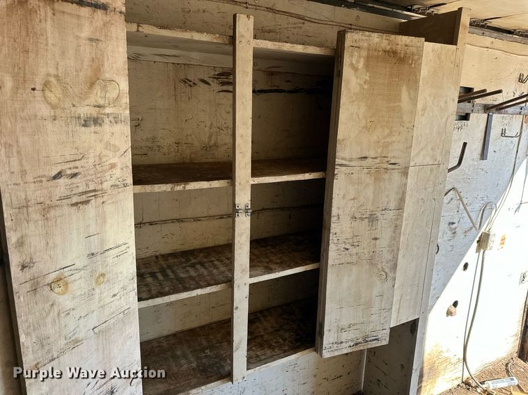 image for item NS9057 1977 Shop built  enclosed cargo trailer