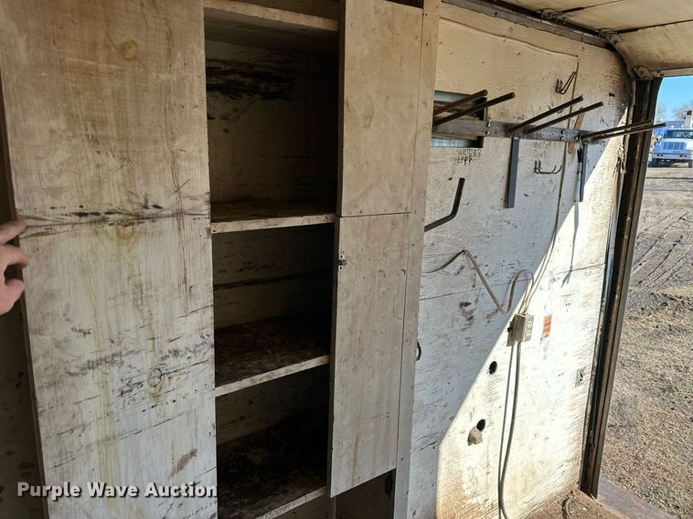 image for item NS9057 1977 Shop built  enclosed cargo trailer