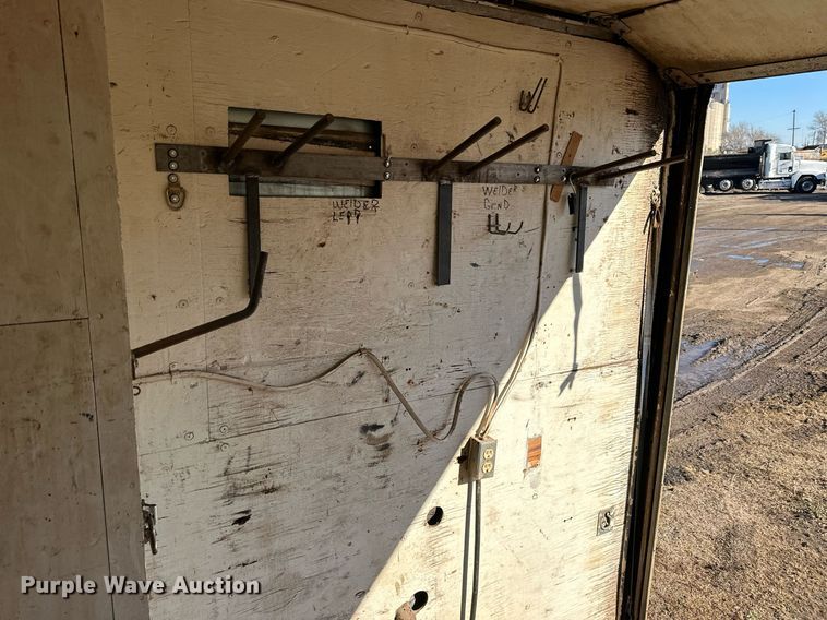 image for item NS9057 1977 Shop built  enclosed cargo trailer