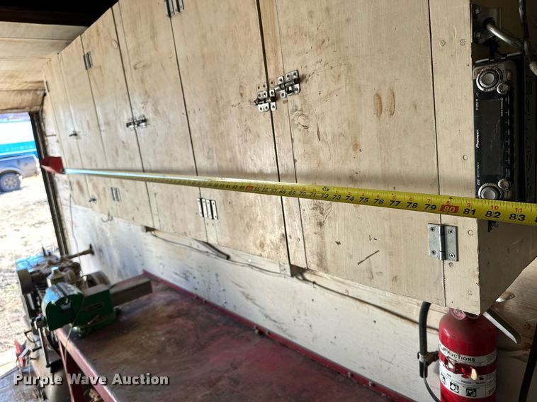 image for item NS9057 1977 Shop built  enclosed cargo trailer