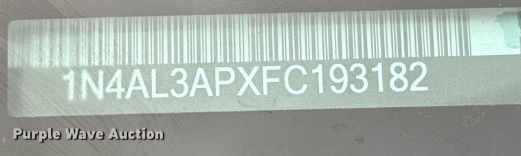 image for item NX9982 2015 Nissan Altima S