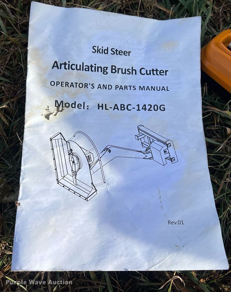 image for item OA9230 LandHonor  skid steer side boom rotary mower