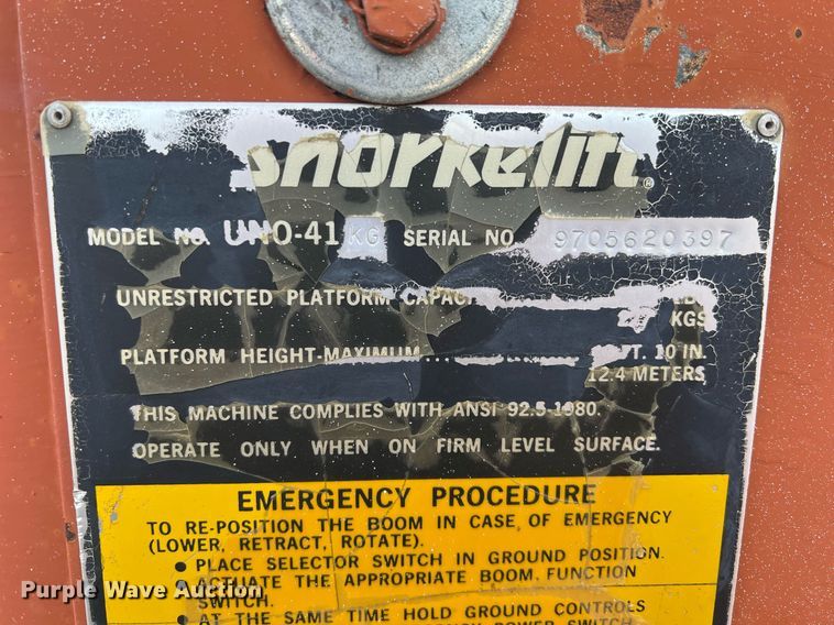 image for item OA9232 1985 Ford F750  bucket truck