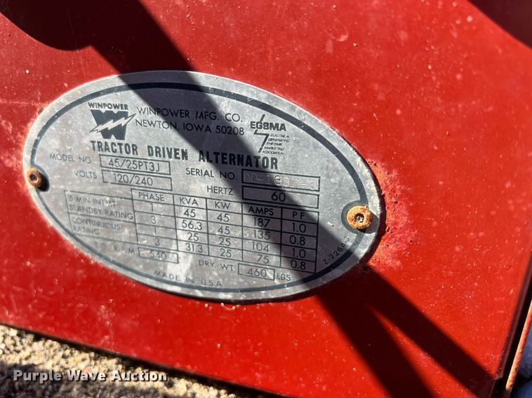 image for item OA9249 Winpower  generator