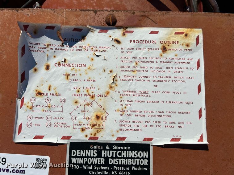 image for item OA9249 Winpower  generator