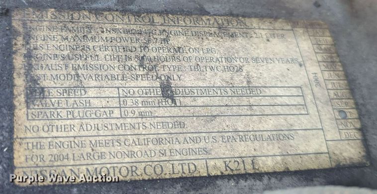 image for item OD9045 Komatsu FG25ST-14  forklift