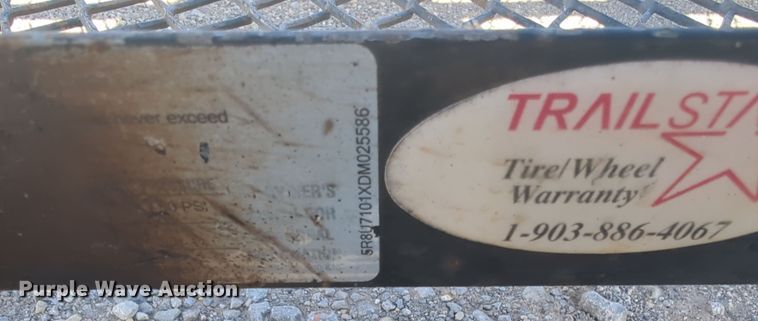 image for item OD9104 2013 Maxey  utility trailer