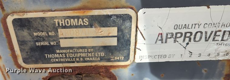 image for item OD9129 Thomas Sweepster  skid steer sweeper