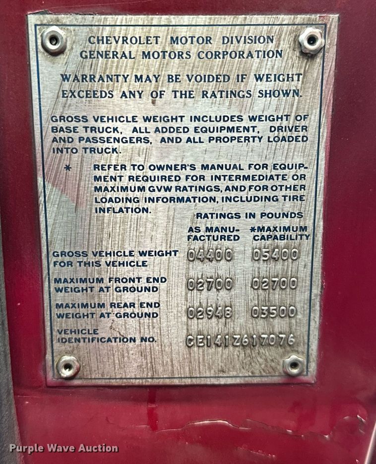 image for item OD9769 1971 Chevrolet C10  pickup truck