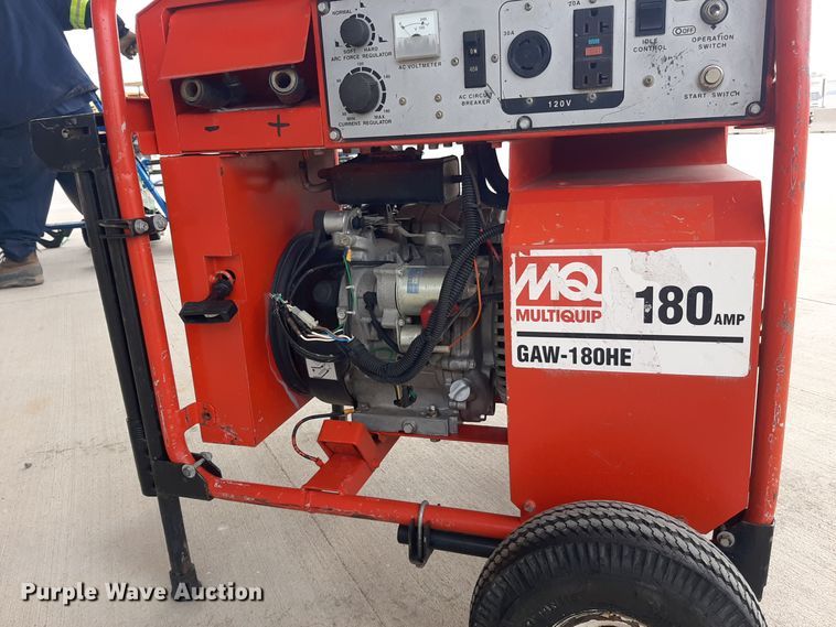 image for item OF9601 Multiquip GAW-180HE  welder/generator