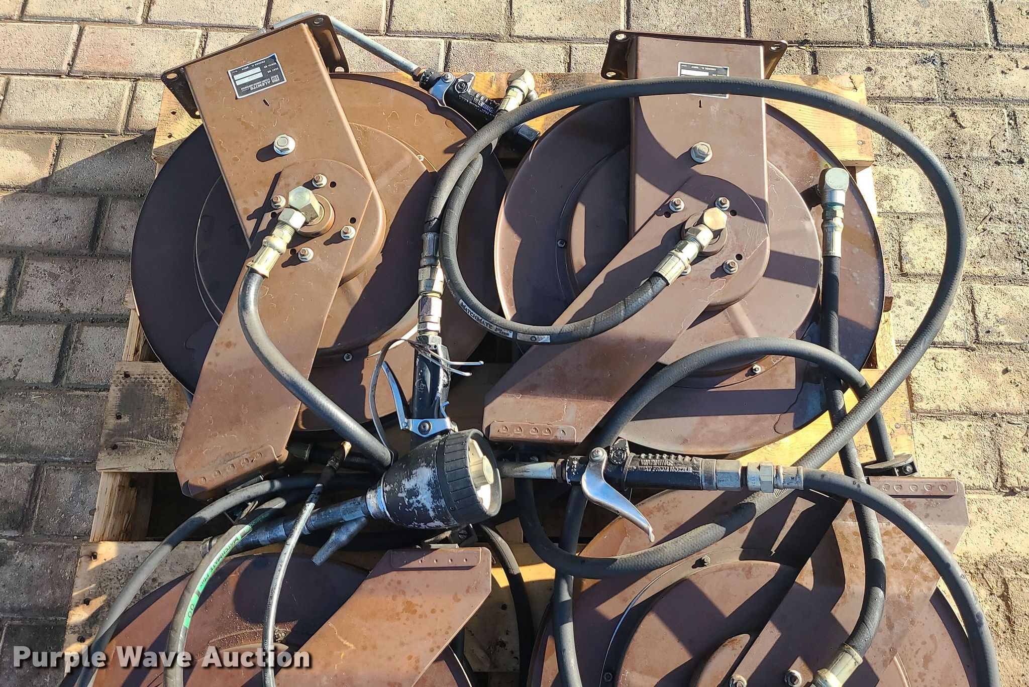 (4) Alemite grease hose reels in Kansas City, MO Item DK4166 for sale
