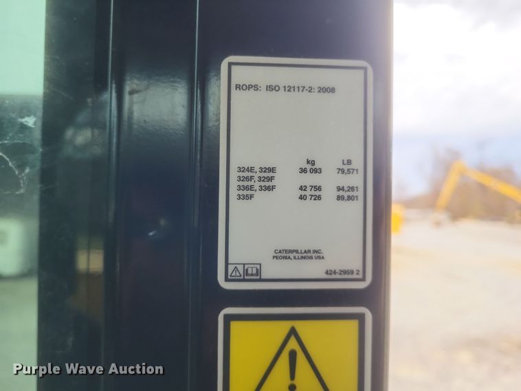 image for item DK1203 2016 Caterpillar 336FL  long reach excavator