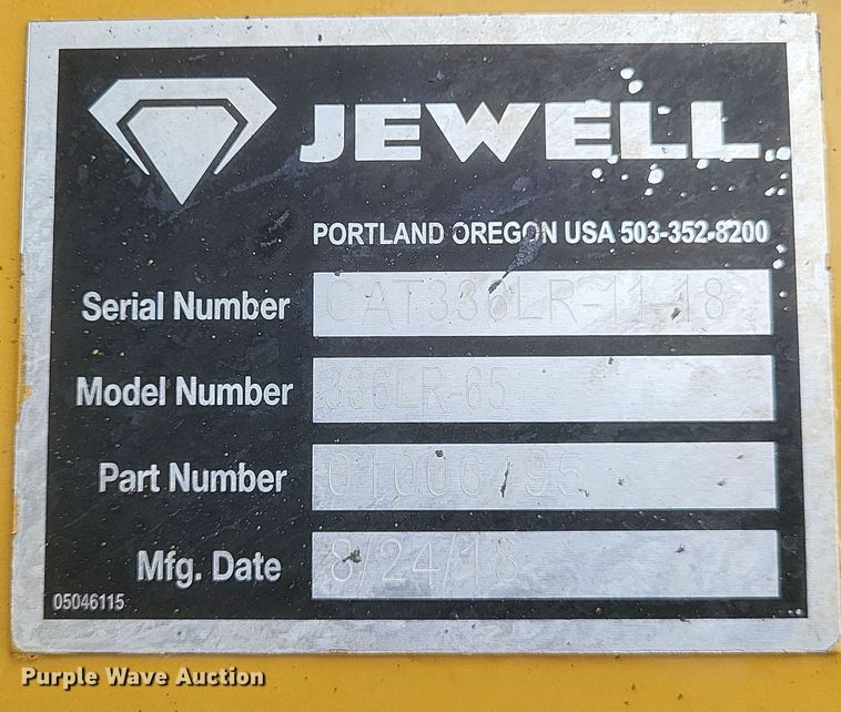 image for item DK1203 2016 Caterpillar 336FL  long reach excavator