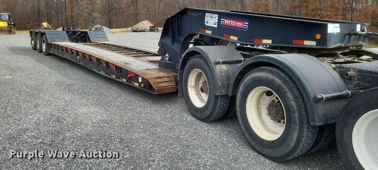 image for item DK1205 2010 Pitts  lowboy equipment trailer