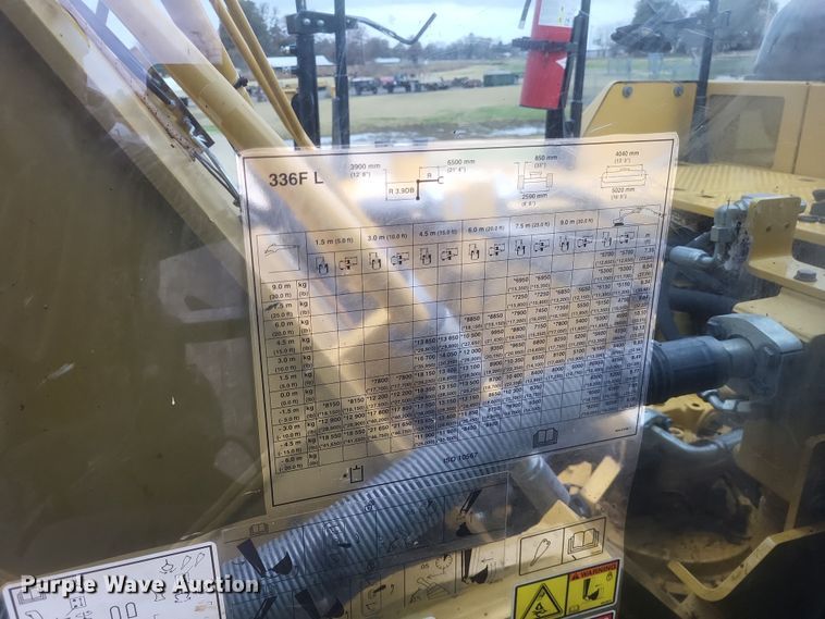 image for item DK1214 2017 Caterpillar 336FL  excavator