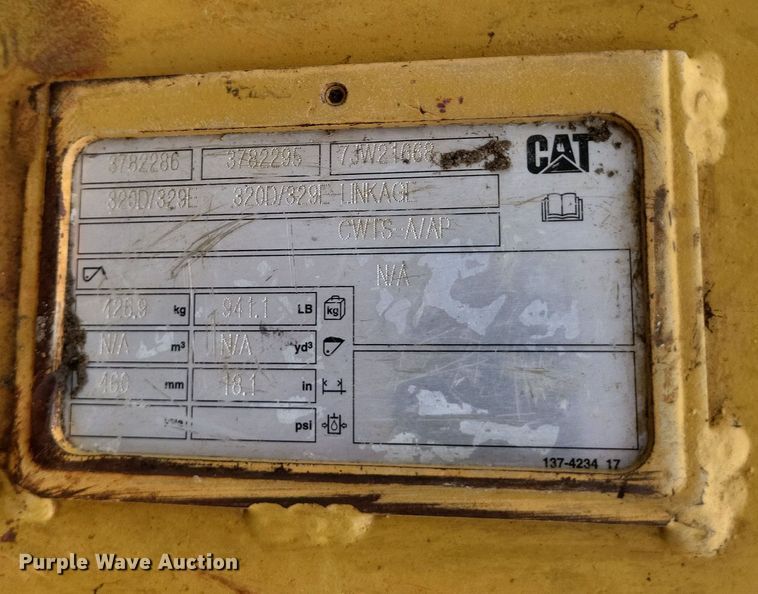 image for item DK1216 2016 Caterpillar 336FL  long reach excavator