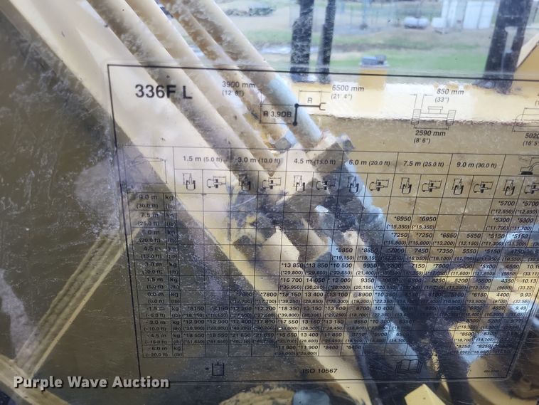 image for item DK1216 2016 Caterpillar 336FL  long reach excavator