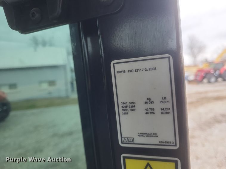 image for item DK1216 2016 Caterpillar 336FL  long reach excavator