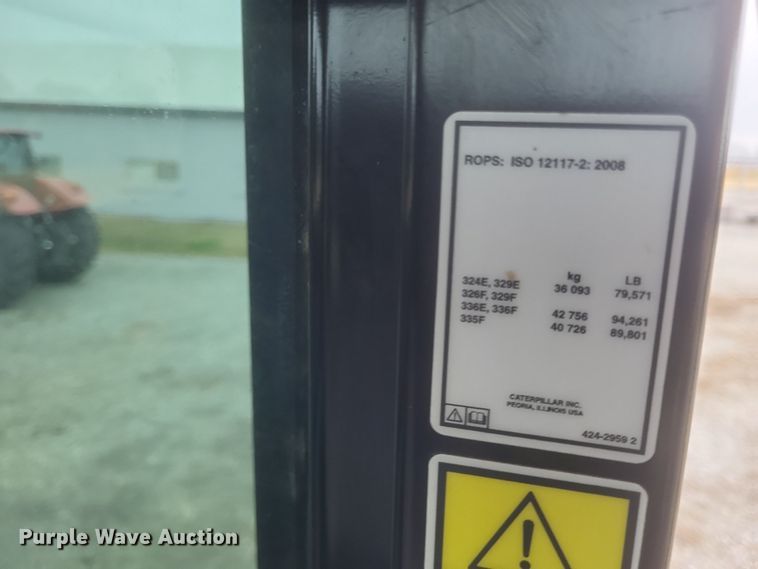 image for item DK1217 2016 Caterpillar 336FL  long reach excavator