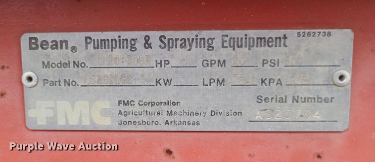 image for item DK1219 FMC DM20P300F  sprayer