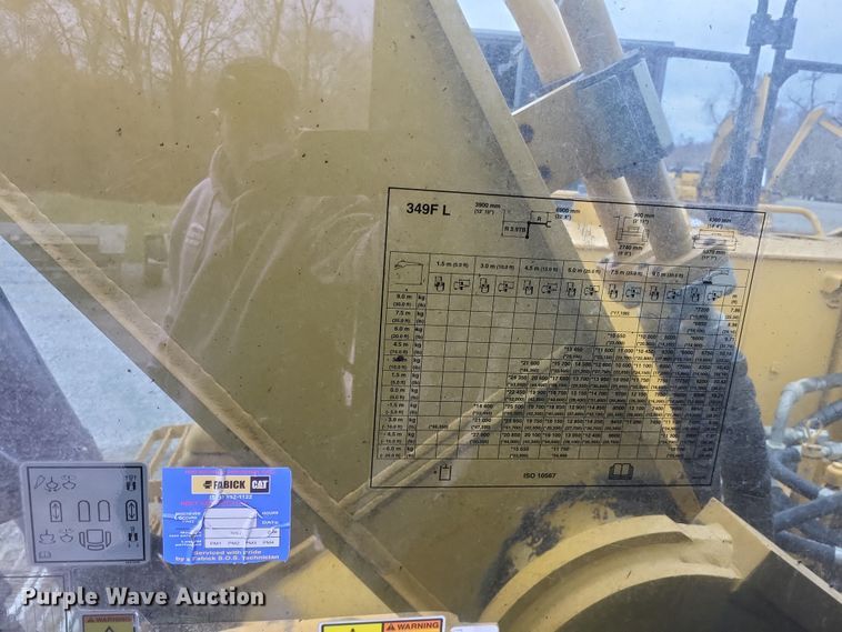 image for item DK1225 2016 Caterpillar 349FL  excavator