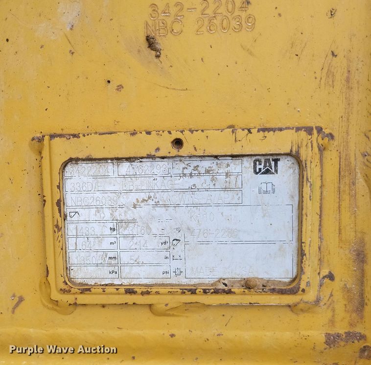 image for item DK1228 2017 Caterpillar 336FL  excavator
