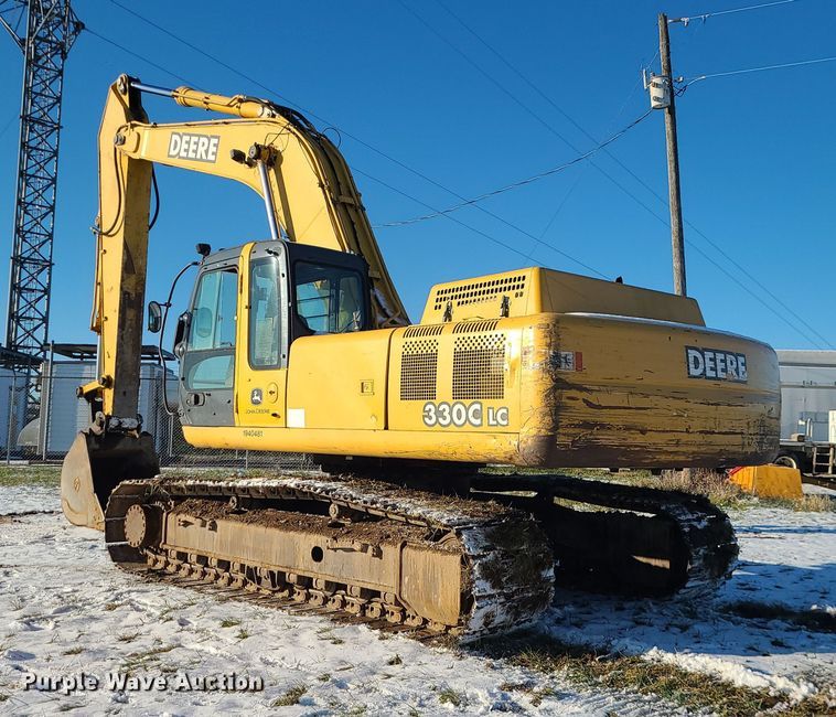 image for item DK4142 2004 John Deere 330C LC  excavator