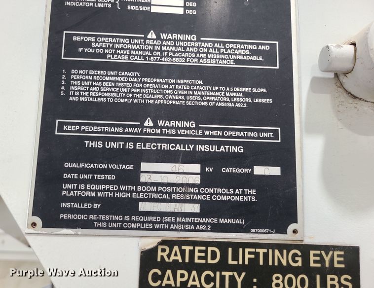 image for item DK4144 2006 Freightliner M2 Business Class  bucket truck